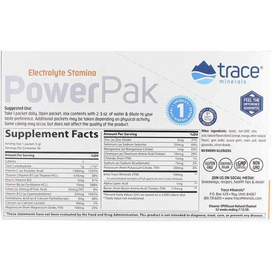 Electrolyte Stamina Power Pak, TMR